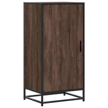 Schoenenrek 48x38x97,5 cm bewerkt hout bruin eikenkleurig - AllerleiShop