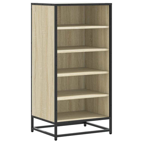 Schoenenrek 48x38x97,5 cm bewerkt hout sonoma eikenkleurig - AllerleiShop