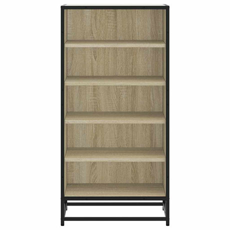 Schoenenrek 48x38x97,5 cm bewerkt hout sonoma eikenkleurig - AllerleiShop