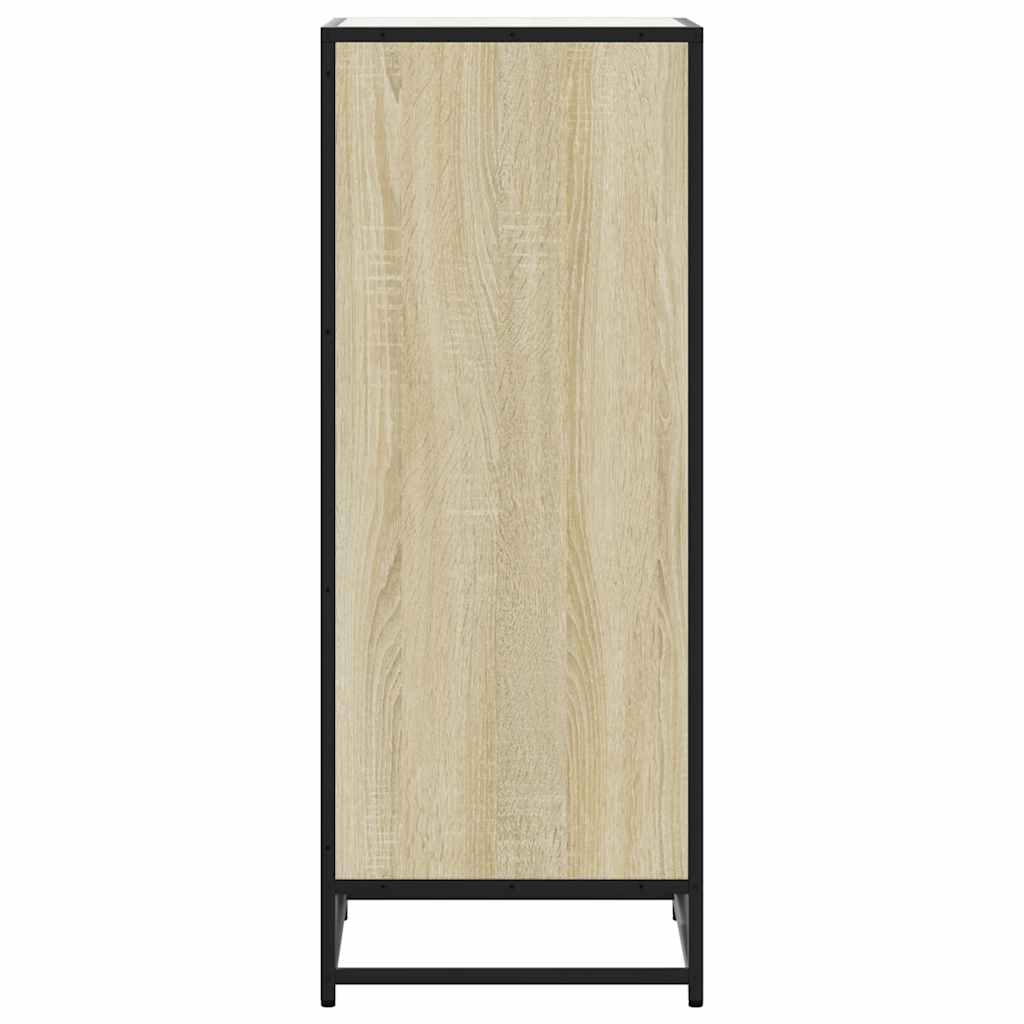 Schoenenrek 48x38x97,5 cm bewerkt hout sonoma eikenkleurig - AllerleiShop