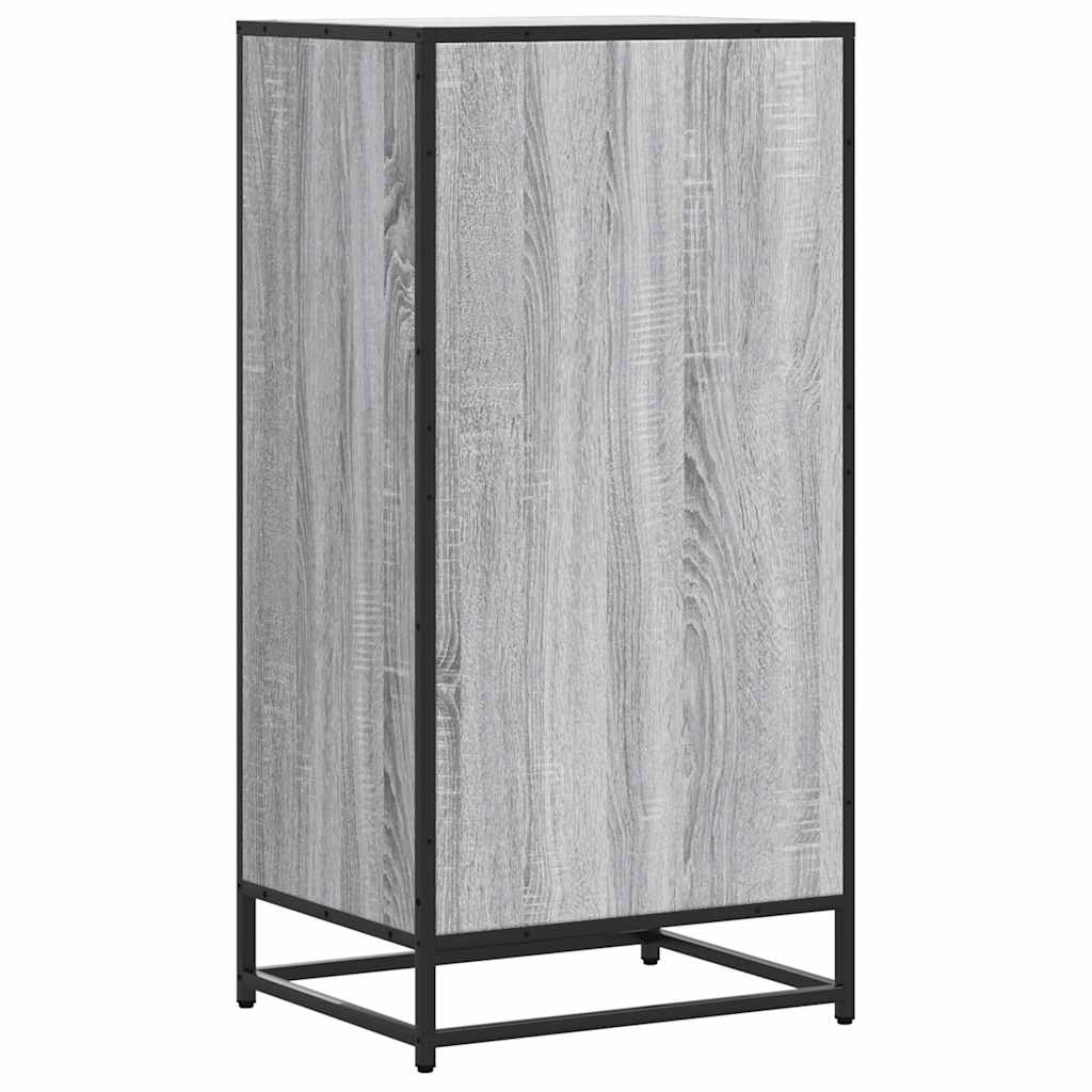 Schoenenrek 48x38x97,5 cm bewerkt hout grijs sonoma eikenkleur - AllerleiShop