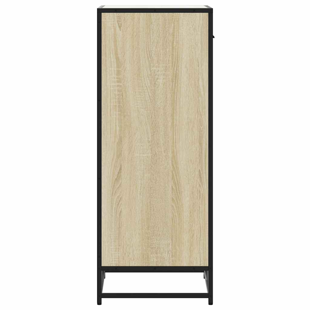 Schoenenrek 48x38x97,5 cm bewerkt hout sonoma eikenkleurig - AllerleiShop