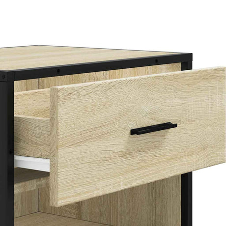 Schoenenrek 48x38x97,5 cm bewerkt hout sonoma eikenkleurig - AllerleiShop