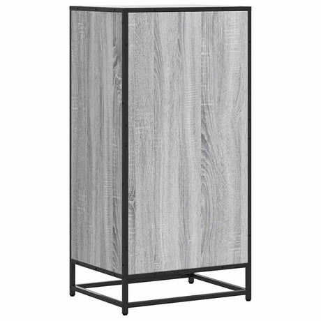 Schoenenrek 48x38x97,5 cm bewerkt hout grijs sonoma eikenkleur - AllerleiShop