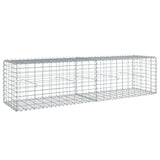 Schanskorf 200x50x50 cm gegalvaniseerd ijzer zilverkleurig - AllerleiShop