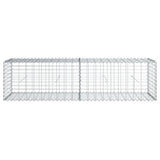 Schanskorf 200x50x50 cm gegalvaniseerd ijzer zilverkleurig - AllerleiShop