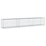 Schanskorf 300x50x50 cm gegalvaniseerd ijzer zilverkleurig - AllerleiShop