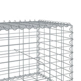 Schanskorf 300x50x50 cm gegalvaniseerd ijzer zilverkleurig - AllerleiShop