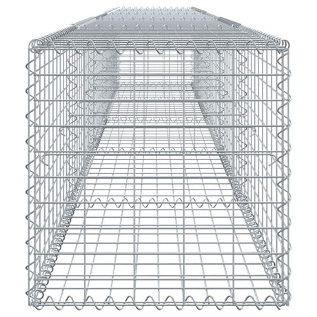 Schanskorf 500x50x50 cm gegalvaniseerd ijzer zilverkleurig - AllerleiShop