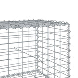 Schanskorf 500x50x50 cm gegalvaniseerd ijzer zilverkleurig - AllerleiShop