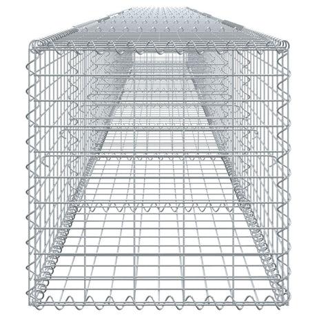 Schanskorf 800x50x50 cm gegalvaniseerd ijzer zilverkleurig - AllerleiShop