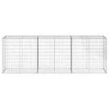 Schanskorf 300x50x100 cm gegalvaniseerd ijzer zilverkleurig - AllerleiShop