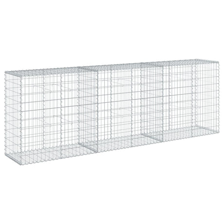 Schanskorf 300x50x100 cm gegalvaniseerd ijzer zilverkleurig - AllerleiShop