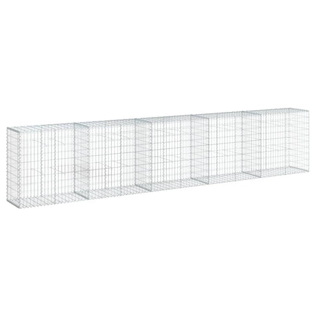 Schanskorf 500x50x100 cm gegalvaniseerd ijzer zilverkleurig - AllerleiShop