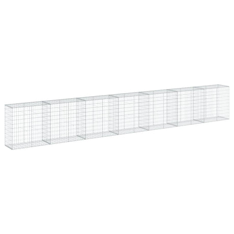 Schanskorf 700x50x100 cm gegalvaniseerd ijzer zilverkleurig - AllerleiShop