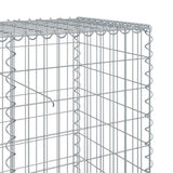 Schanskorf 700x50x100 cm gegalvaniseerd ijzer zilverkleurig - AllerleiShop