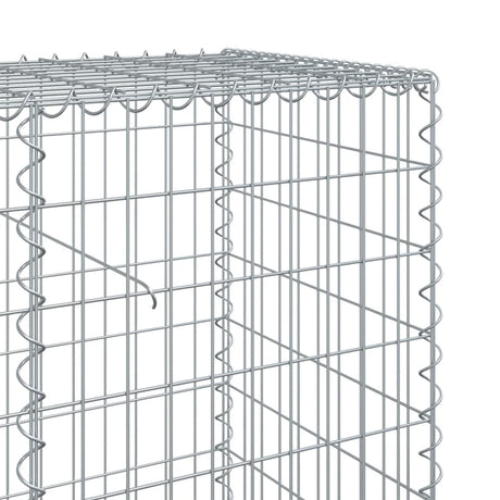 Schanskorf 1100x50x100 cm gegalvaniseerd ijzer zilverkleurig - AllerleiShop