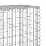 Schanskorf 1200x50x100 cm gegalvaniseerd ijzer zilverkleurig - AllerleiShop