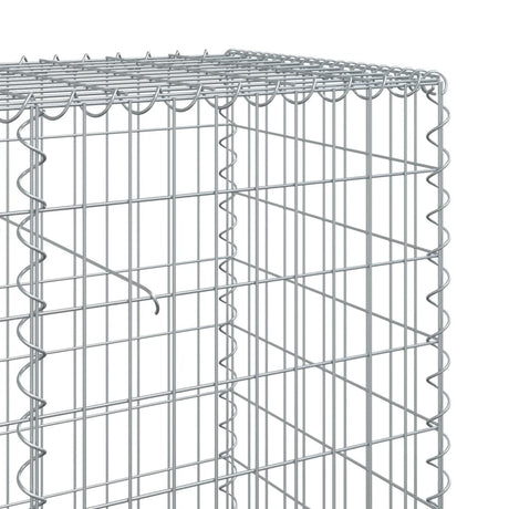 Schanskorf 1200x50x100 cm gegalvaniseerd ijzer zilverkleurig - AllerleiShop