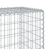 Schanskorf 200x50x150 cm gegalvaniseerd ijzer zilverkleurig - AllerleiShop