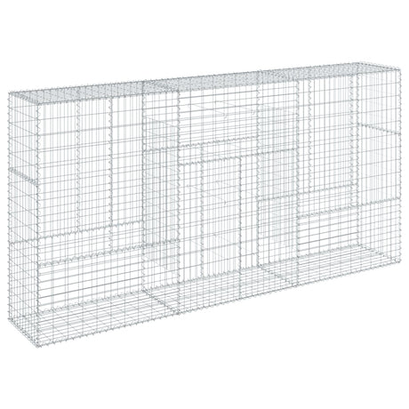 Schanskorf 300x50x150 cm gegalvaniseerd ijzer zilverkleurig - AllerleiShop