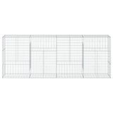 Schanskorf 400x50x150 cm gegalvaniseerd ijzer zilverkleurig - AllerleiShop