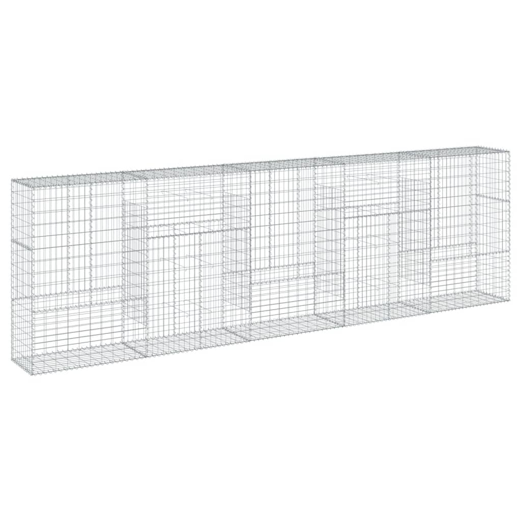 Schanskorf 500x50x150 cm gegalvaniseerd ijzer zilverkleurig - AllerleiShop