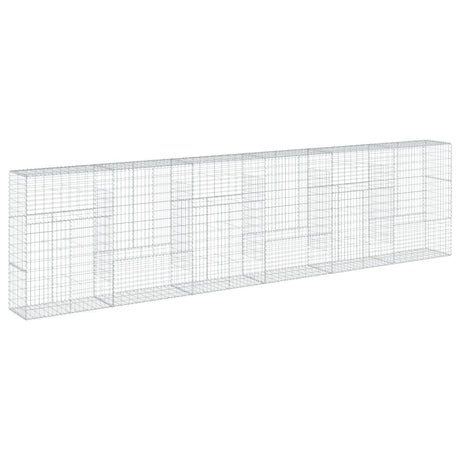 Schanskorf 600x50x150 cm gegalvaniseerd ijzer zilverkleurig - AllerleiShop