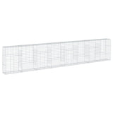 Schanskorf 800x50x150 cm gegalvaniseerd ijzer zilverkleurig - AllerleiShop