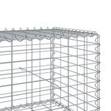 Schanskorf 200x100x50 cm gegalvaniseerd ijzer zilverkleurig - AllerleiShop