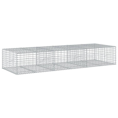 Schanskorf 300x100x50 cm gegalvaniseerd ijzer zilverkleurig - AllerleiShop