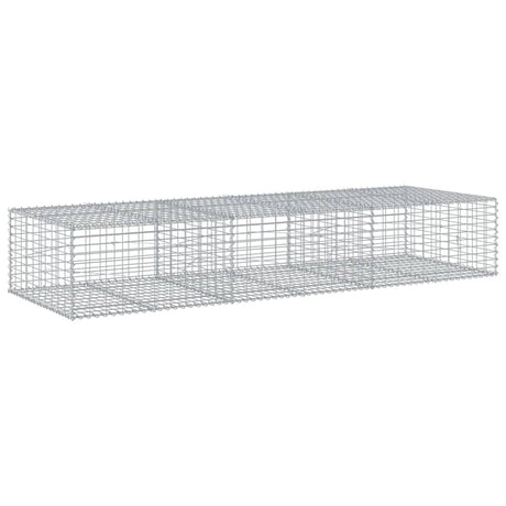 Schanskorf 300x100x50 cm gegalvaniseerd ijzer zilverkleurig - AllerleiShop