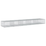 Schanskorf 500x100x50 cm gegalvaniseerd ijzer zilverkleurig - AllerleiShop