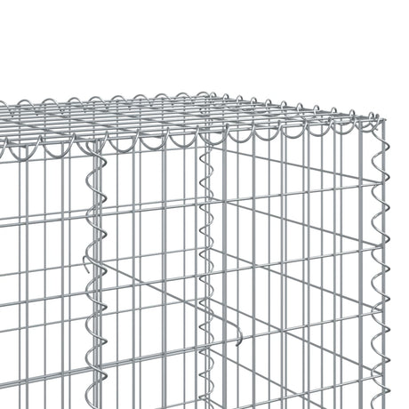 Schanskorf 950x100x100 cm gegalvaniseerd ijzer zilverkleurig - AllerleiShop