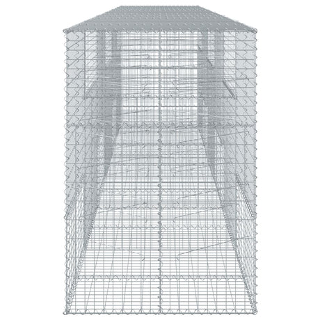 Schanskorf 600x100x150 cm gegalvaniseerd ijzer zilverkleurig - AllerleiShop