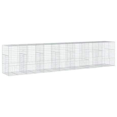 Schanskorf 700x100x150 cm gegalvaniseerd ijzer zilverkleurig - AllerleiShop