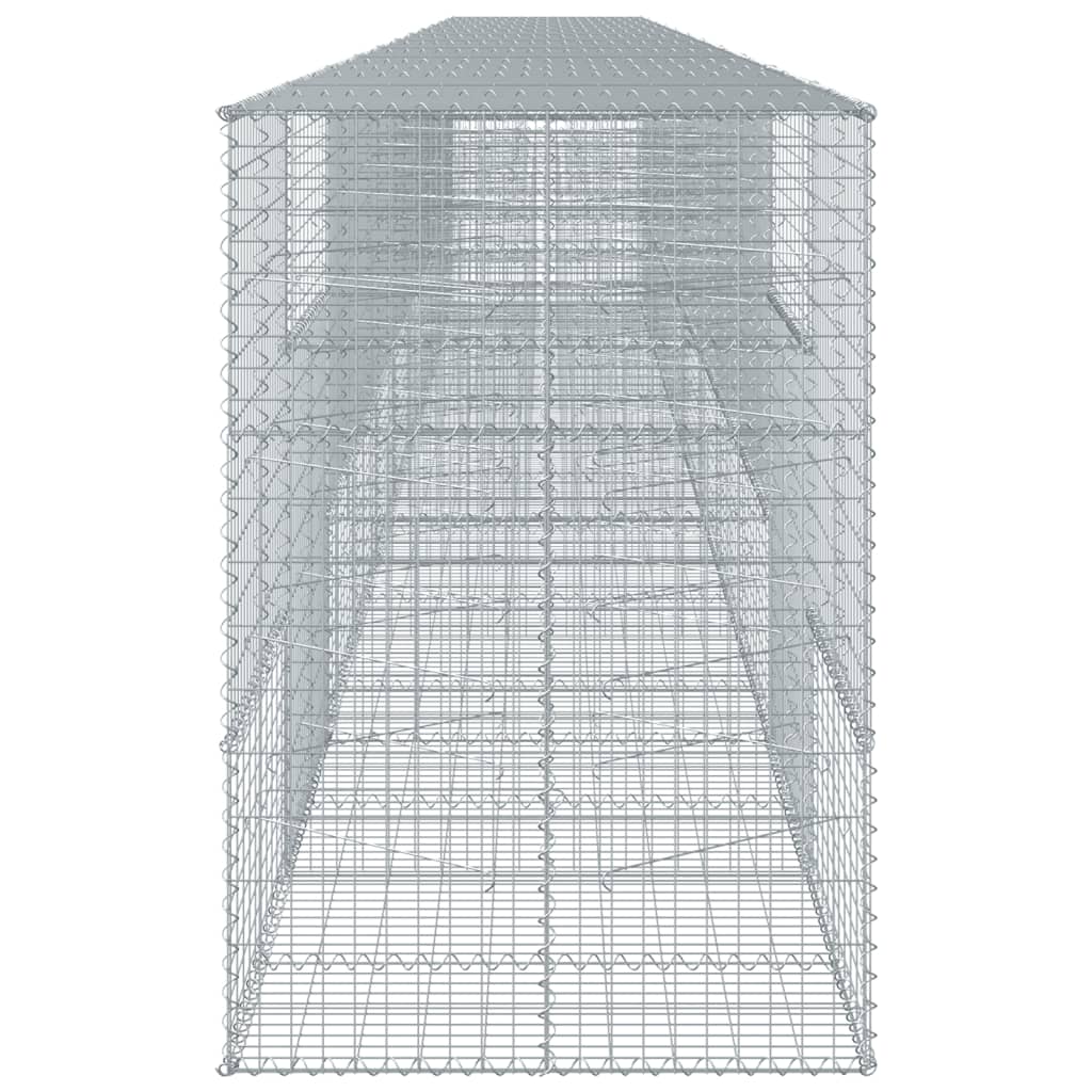 Schanskorf 1100x100x150 cm gegalvaniseerd ijzer zilverkleurig - AllerleiShop