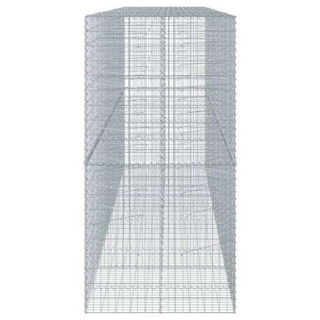 Schanskorf 500x100x200 cm gegalvaniseerd ijzer zilverkleurig - AllerleiShop