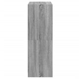 Hoge kast met deuren 68x37x109 cm bewerkt hout grijs sonoma - AllerleiShop