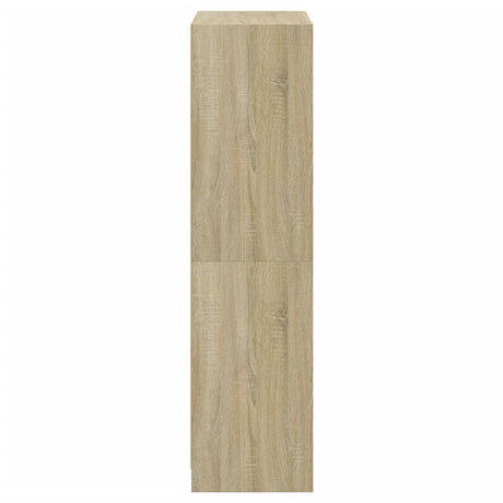 Hoge kast met deuren 68x37x142 cm bewerkt hout sonoma eiken - AllerleiShop