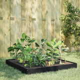 Plantenbak verhoogd 100x100x18,5 cm staal - AllerleiShop