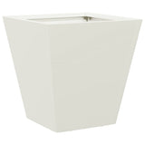 Plantenbak 30x30x30 cm staal wit - AllerleiShop