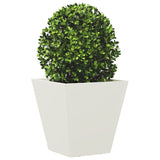 Plantenbak 30x30x30 cm staal wit - AllerleiShop