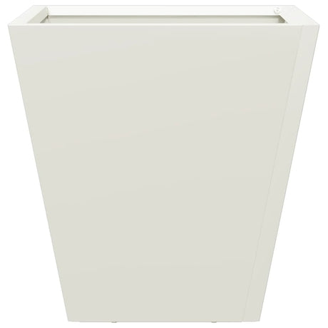 Plantenbak 30x30x30 cm staal wit - AllerleiShop