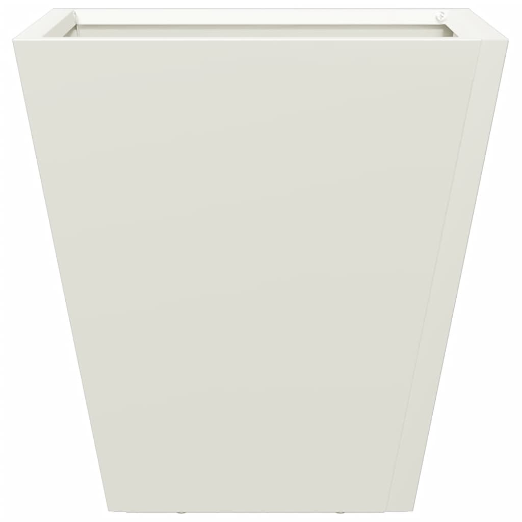 Plantenbak 30x30x30 cm staal wit - AllerleiShop