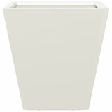 Plantenbak 30x30x30 cm staal wit - AllerleiShop