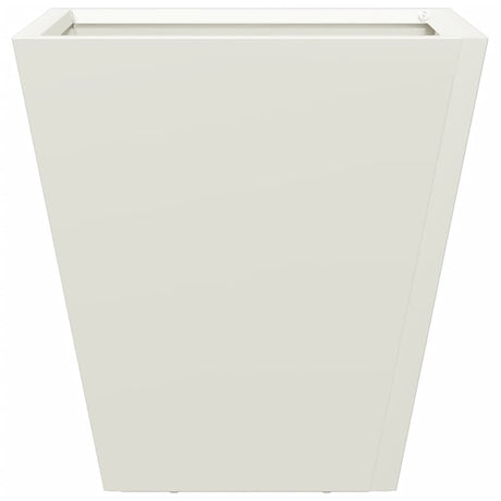 Plantenbak 30x30x30 cm staal wit - AllerleiShop