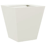 Plantenbak 30x30x30 cm staal wit - AllerleiShop