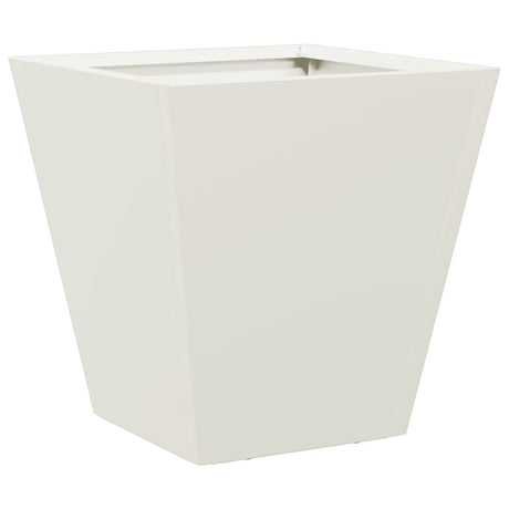 Plantenbak 30x30x30 cm staal wit - AllerleiShop