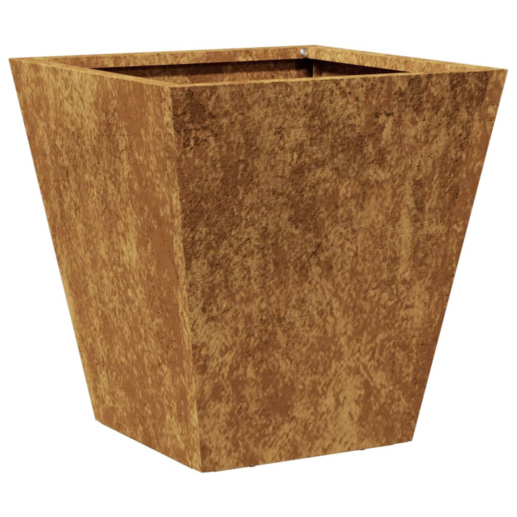 Plantenbakken 2 st 30x30x30 cm cortenstaal - AllerleiShop